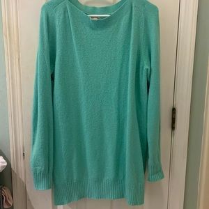 LOFT Tunic Sweater - Teal